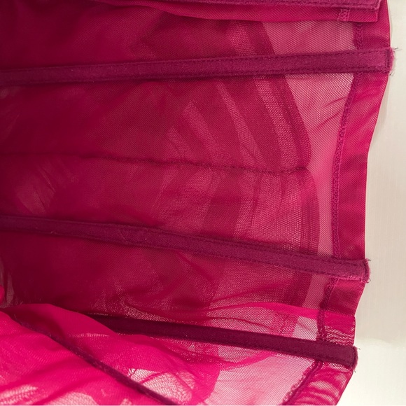 La Senza - y2k mesh ruched corset bustier top - size L - Picture 14 of 14
